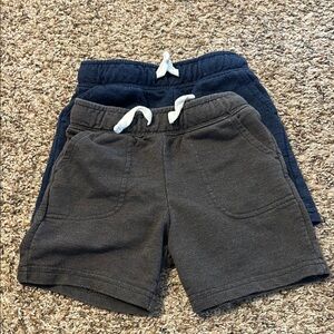 Cat & Jack Kids' Charcoal and Navy Shorts Set 3T